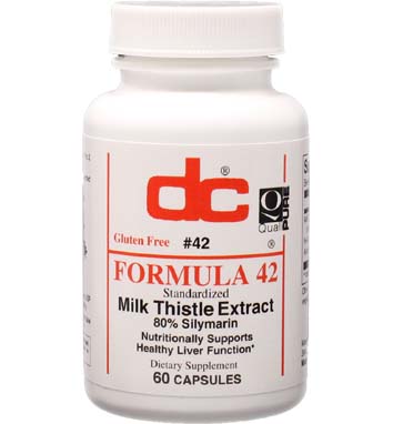 MILK THISTLE Extract 175 MG 80% Silymarin with N-Acetyl Cysteine and Artichoke FORMULA 42