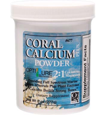 CORAL CALCIUM PLUS POWDER 2:1 Calcium to Magnesium w/Trace Minerals and Plant Enzymes