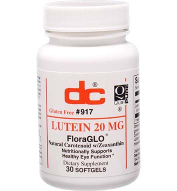 LUTEIN 20 MG FloraGLO Brand Natural Carotenoid with Zeaxanthin