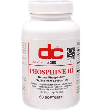 PHOSPHINE III Phosphatidyl Choline 420 MG Triple Strength Lecithin