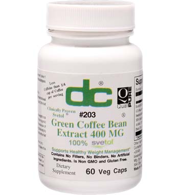 100% SVETOL  Green Coffee Bean Extract