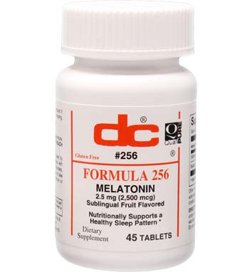 MELATONIN SUBLINGUAL 2.5 mg (2,500 mcg) FORMULA 256