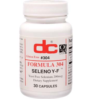 SELENO Y-F Yeast Free Selenium 200 mcg SELENIUM FORMULA 304