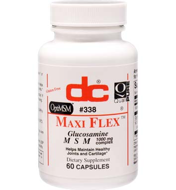 MAXIFLEX Glucosamine 500 MG M. S. M. 500 MG with Vitamin C
