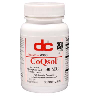 CoQsol 30 MG CoEnzyme Q10 Enhances Absorption 300%