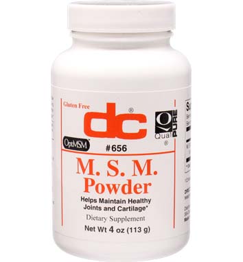 M. S. M. Powder 1/2 Teaspoon 2 grams (2,000 mg)