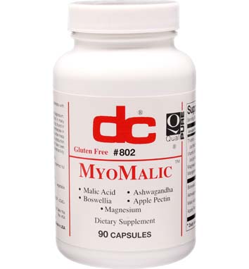 MYOMALIC Malic Acid 600 MG with Ashwagandha, Apple Pectin, Boswellia and Magnesium